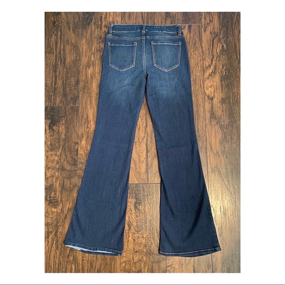 Tinseltown Flare Leg Jeans Dark Wash - Picture 3 of 3